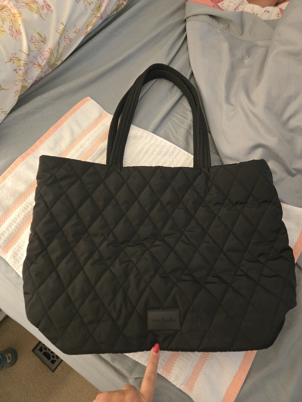 Vera Bradley Black Tote